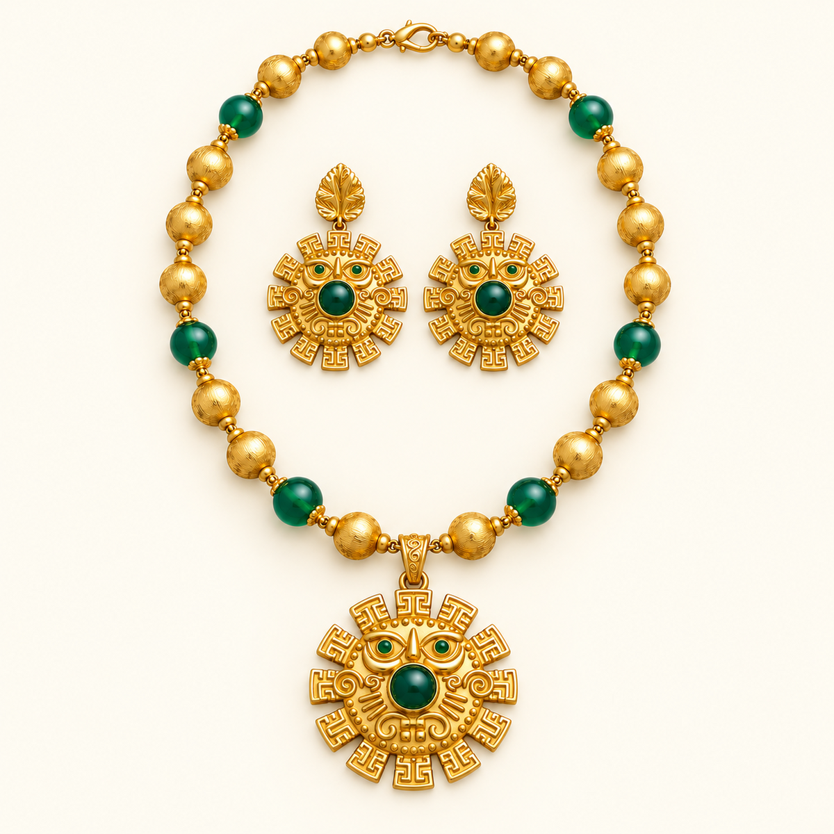 Inca solar ornaments