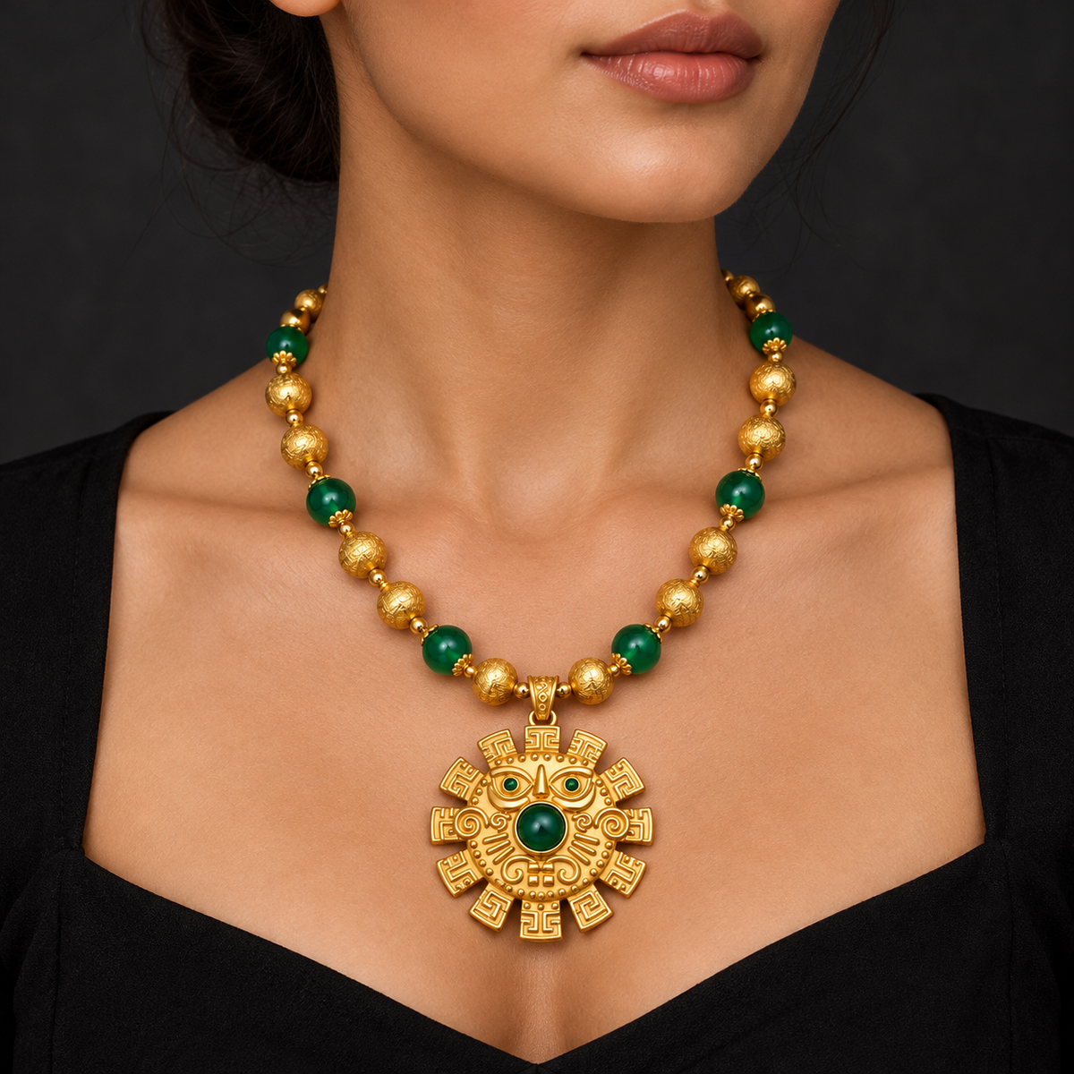 Inca solar ornaments