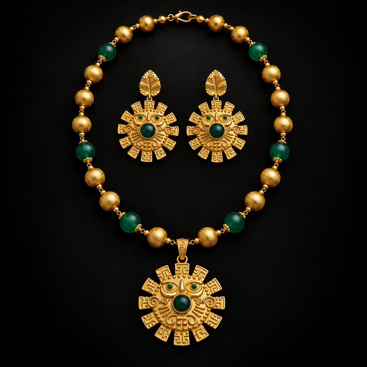 Inca solar ornaments