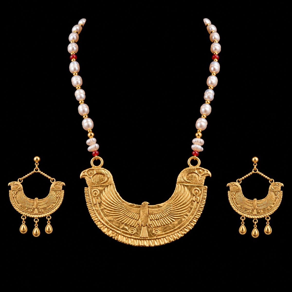 Gold Falcon Collar